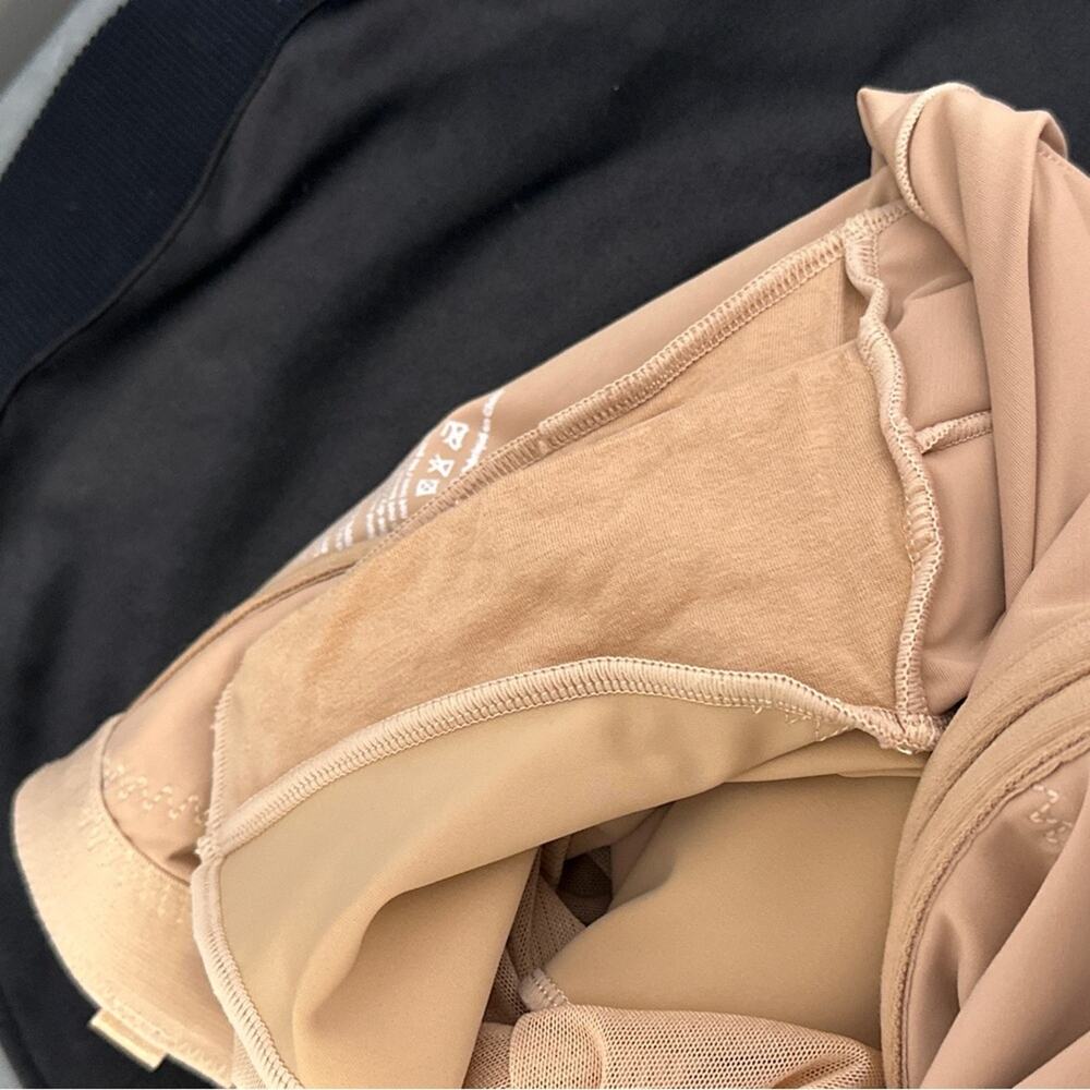 Honeylove SuperPower Short 1X Sand Nude Compression Shapewear High Waist - Picture 8 of 9